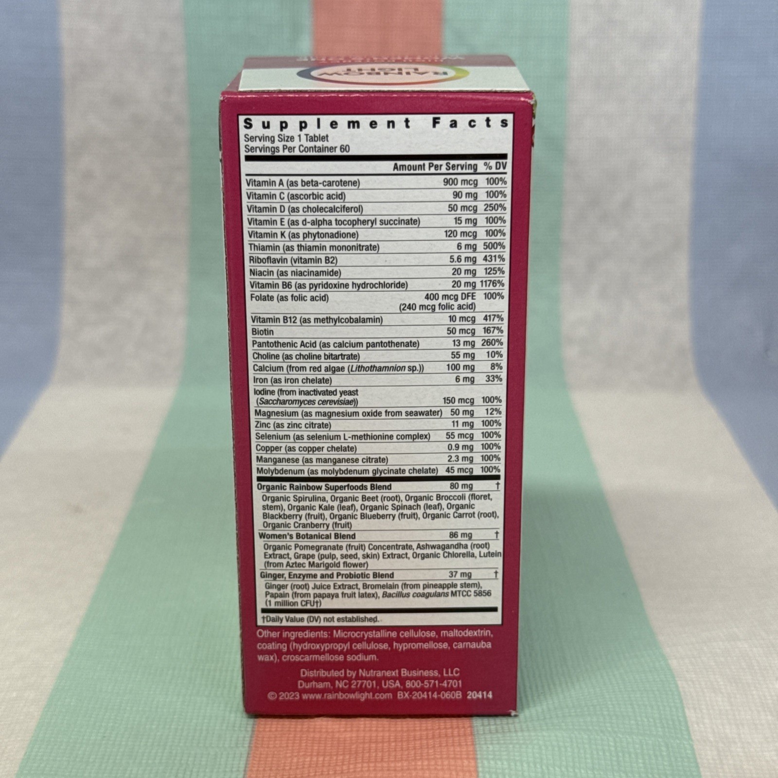 Rainbow Light Women’s One Multivitamin Tablets – 60ct EXP 10/26 FRESH!