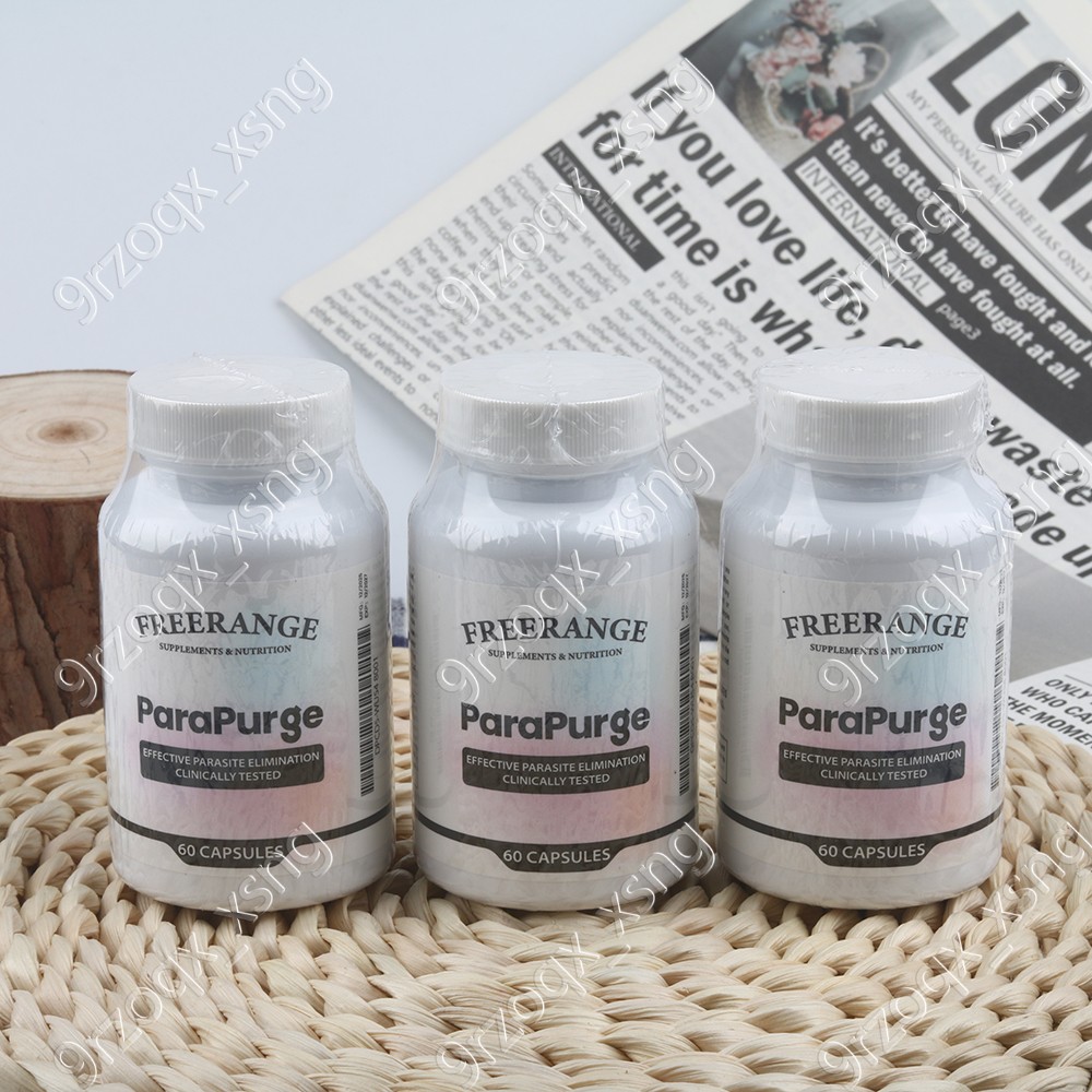 Enhanced 1-3 pack FreeRange ParaPurge Advanced Parasite Cleanser120 Capsules