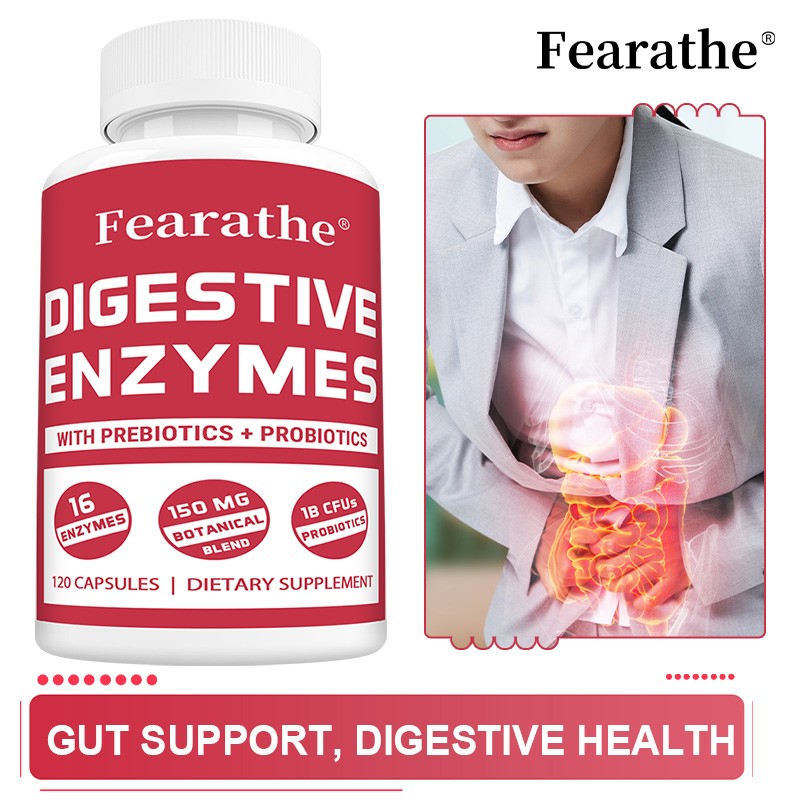 Gut Health Supplements Digestive Enzymes 120 Capsules Digestive System Health