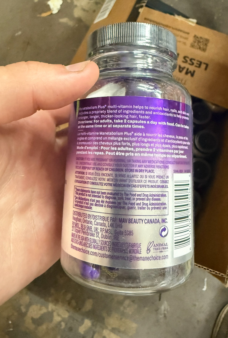 The Mane Choice MANETABOLISM Plus Healthy Hair Growth Vitamins – 07/2027