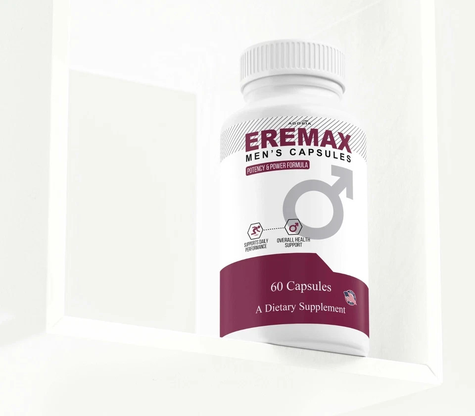 ( 3 Pack ) Eremax Capsules – Men’s Vitality & Performance Support Supplement