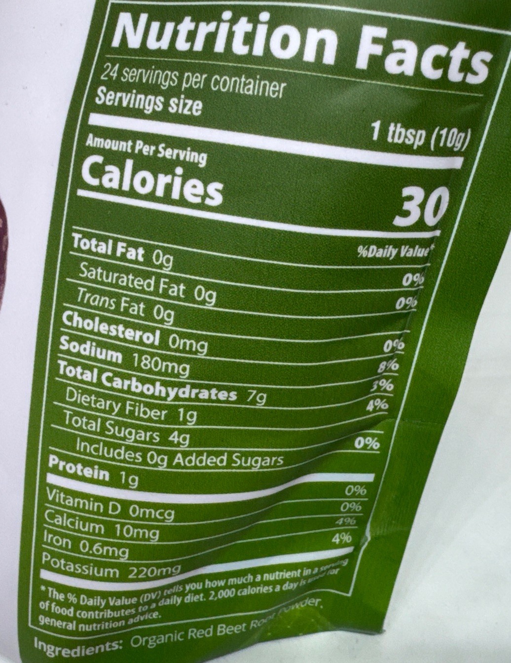 Organic Red Beet Powder 240 g EcoFriendly Gluten-Free Non-GMO Exp 12/2027-New-US