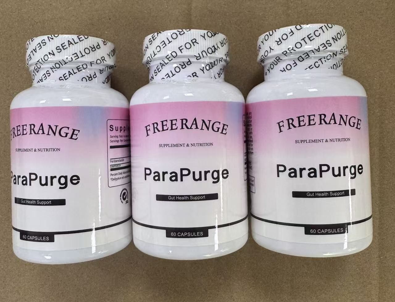 ParaPurge 3Pack Gut Cleanse Capsules Gut and Colon Immune Support Non – GMO 180c