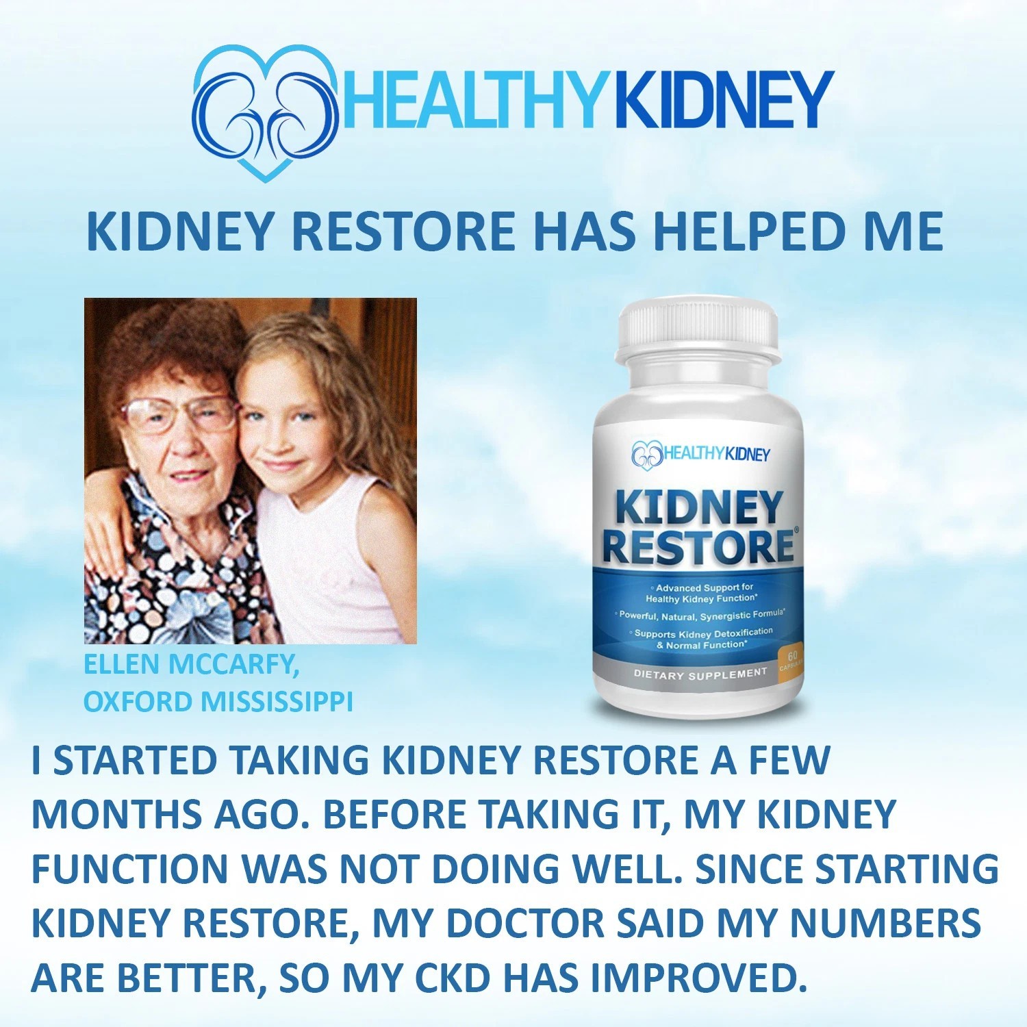 1-5 Pack Kidney Restore Support Detox Cleanse Complete Flush Natural Supplement