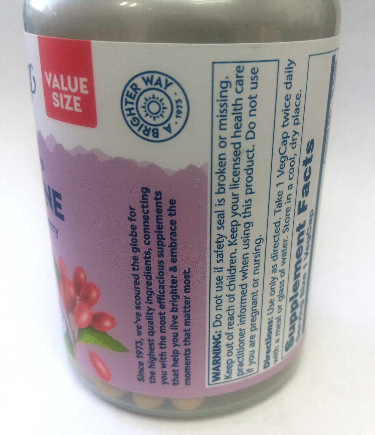 Solaray Berberine 100 Vegcaps 500mg Vital Extracts from Indian Barberry Exp 3/27