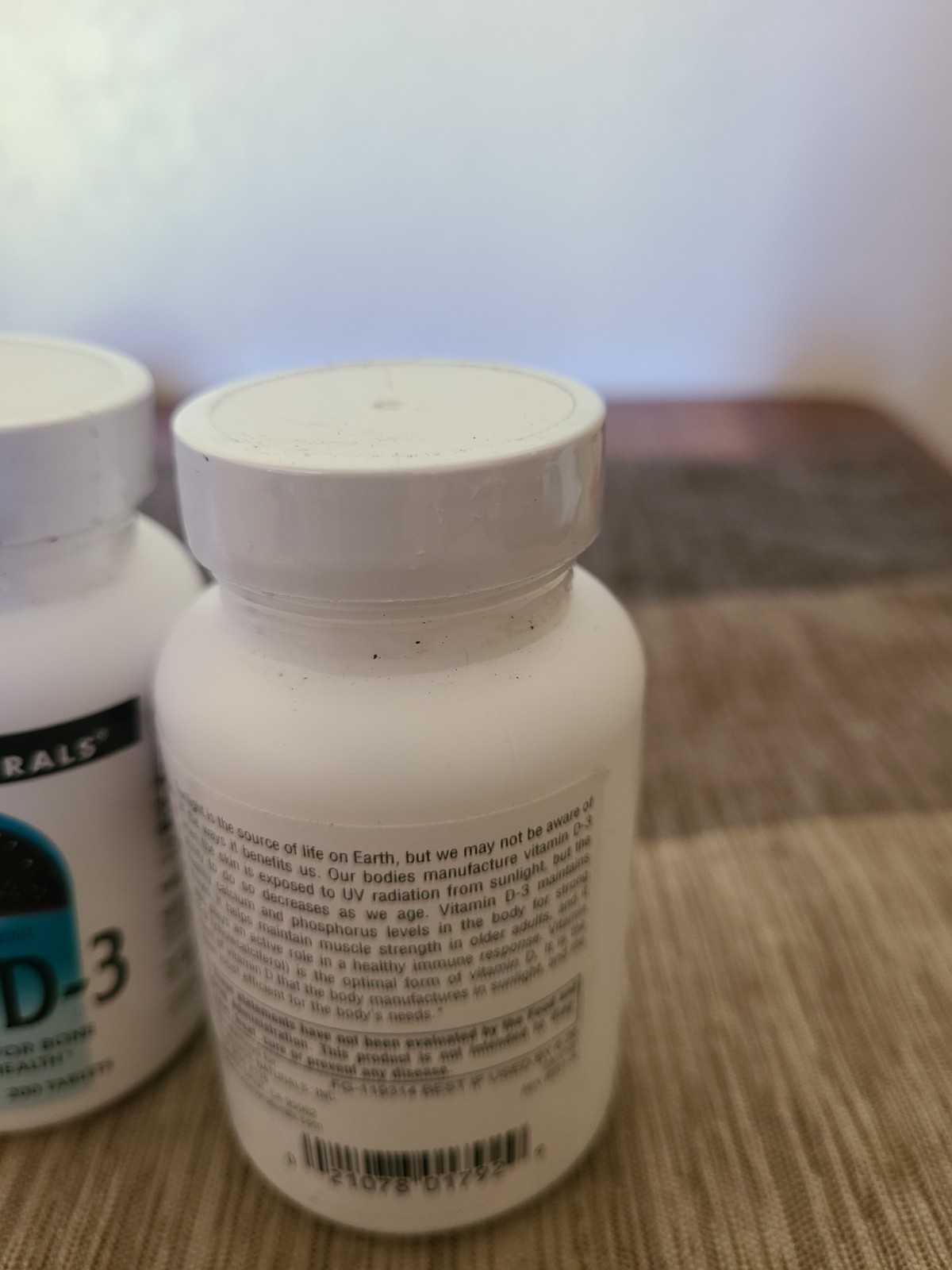 Vitamin D-3 1000 Iu Supports Bone & Immune Health 200 Tablets Buy 1 Get 1 Free!