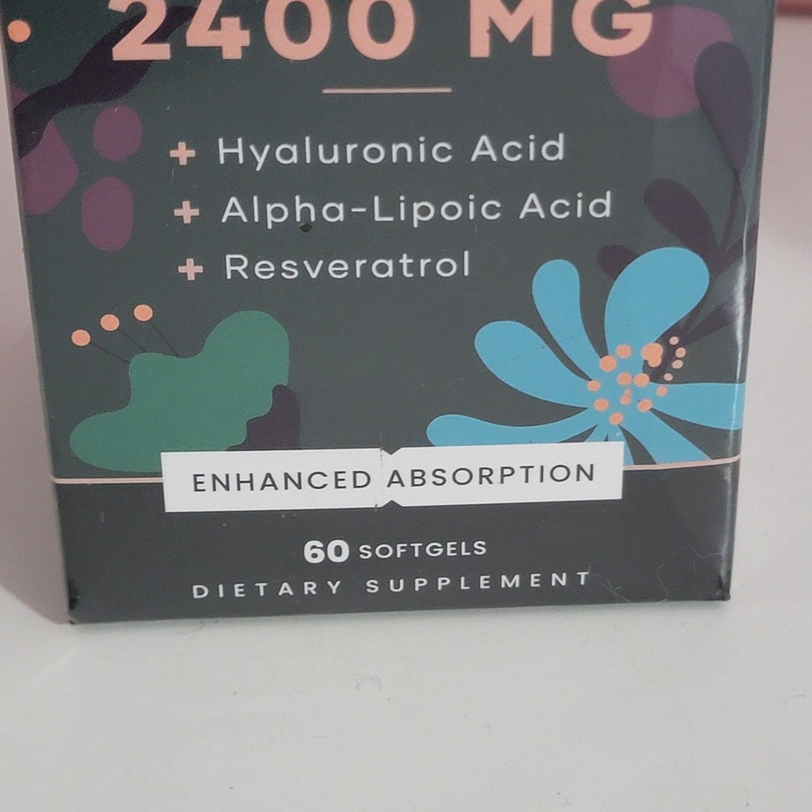 2400MG Liposomal Glutathione Max Absorption Glutathione Supplement 60 gel caps