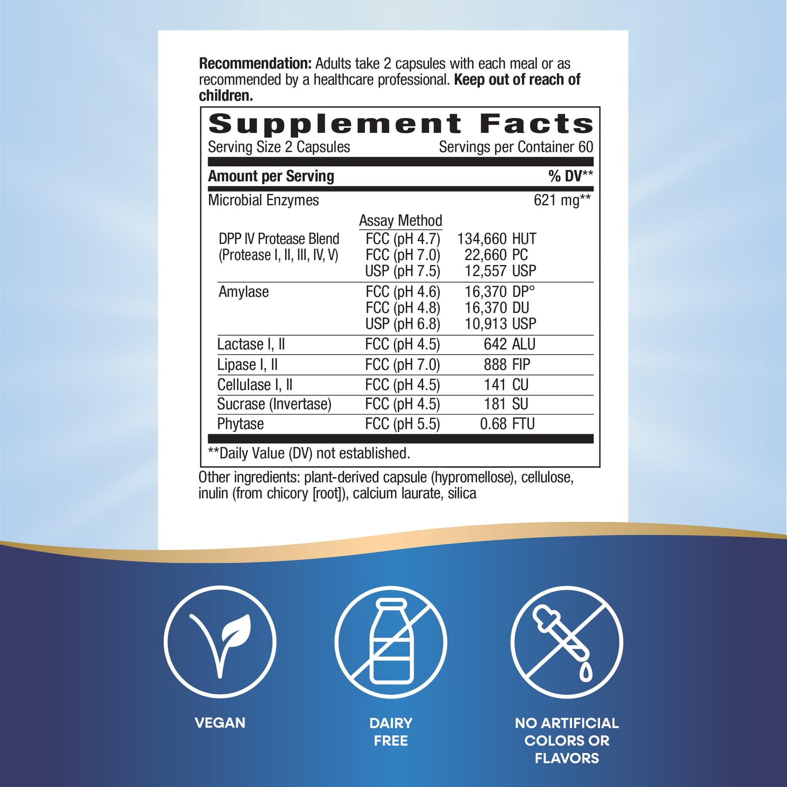 Enzymatic Therapy Gluten Defense, & Casein 120 Count (Pack of 1)