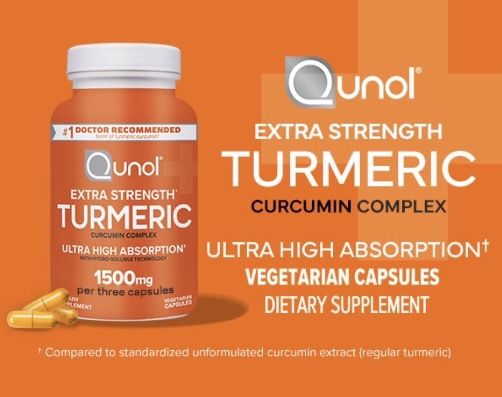 3×180 Qunol Extra Strength Turmeric Curcumin Ultra Absorb Antioxidant 1500mg
