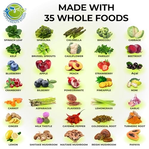 Vegan Whole Food Multivitamin w/ Iron Methylated B-Complex CoQ10 Turmeric 90