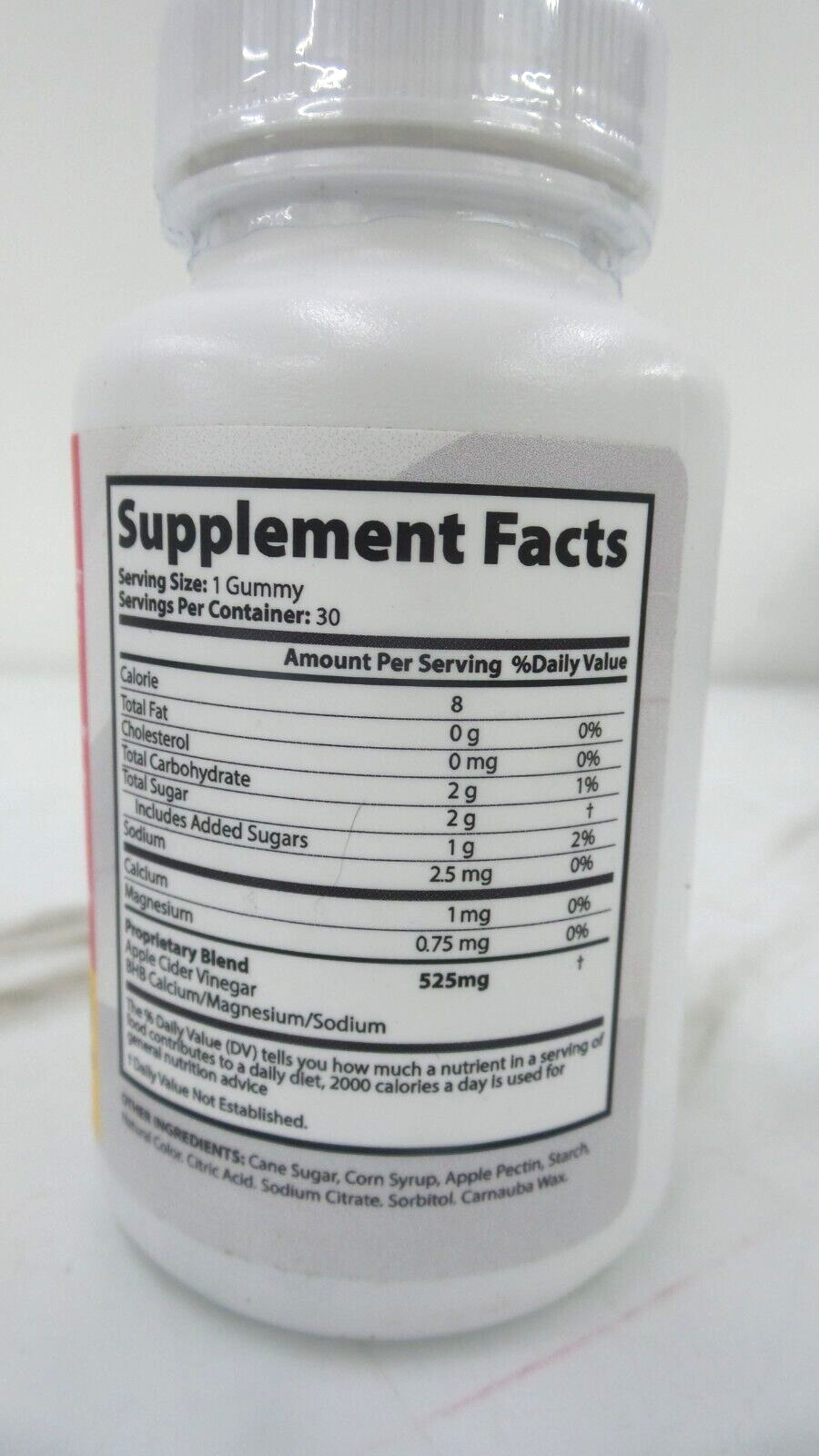 Ketoshify KETO+ACV GUMMIES 525mg 30 gummies Exp. 01/2026 (133173-1 B-8)