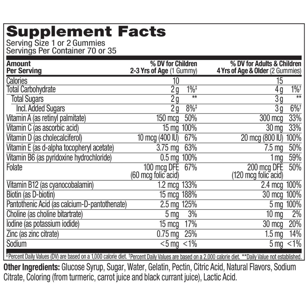 OLLY Kids' Multivitamin Gummy Worms – 70ct
