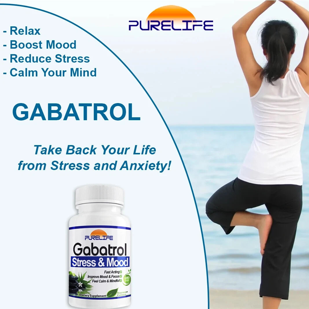 Purelife Gabatrol Stress & Mood, 90 vegcaps