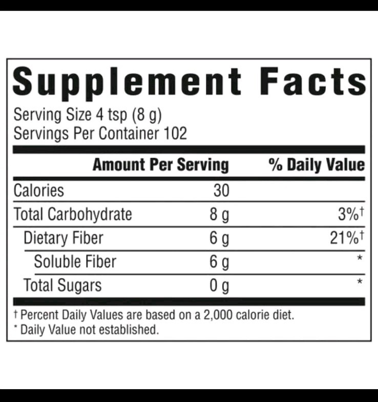 Benefiber Fiber Supplement Powder – 410 Teaspoons – 28.9 Oz – Exp Oct 2028