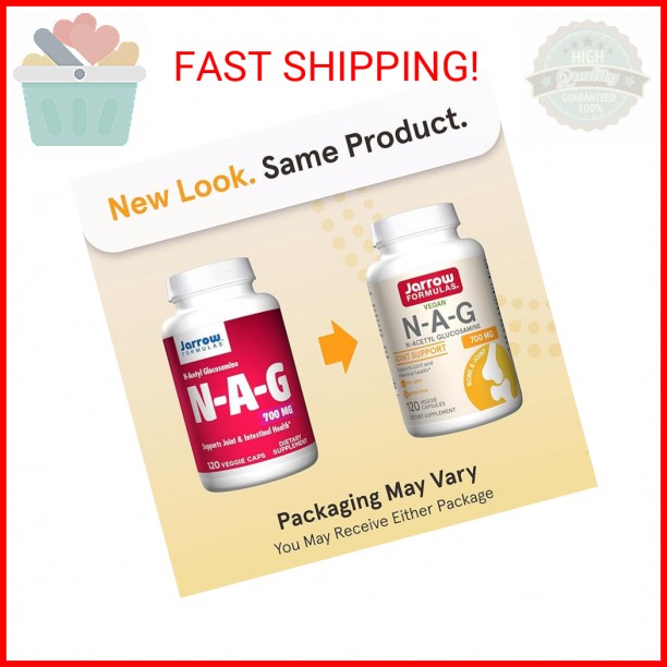 Jarrow Formulas N-A-G 700 mg, N-Acetyl Glucosamine, Acetylated Form of Glucosami