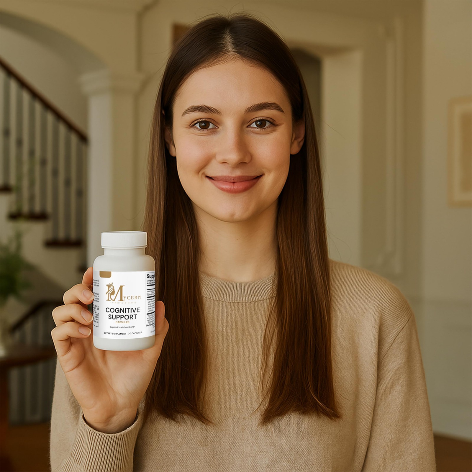 Cognitive Support Supplement – 30 Capsules – with Bacopa 30 Count (Pack of 1)