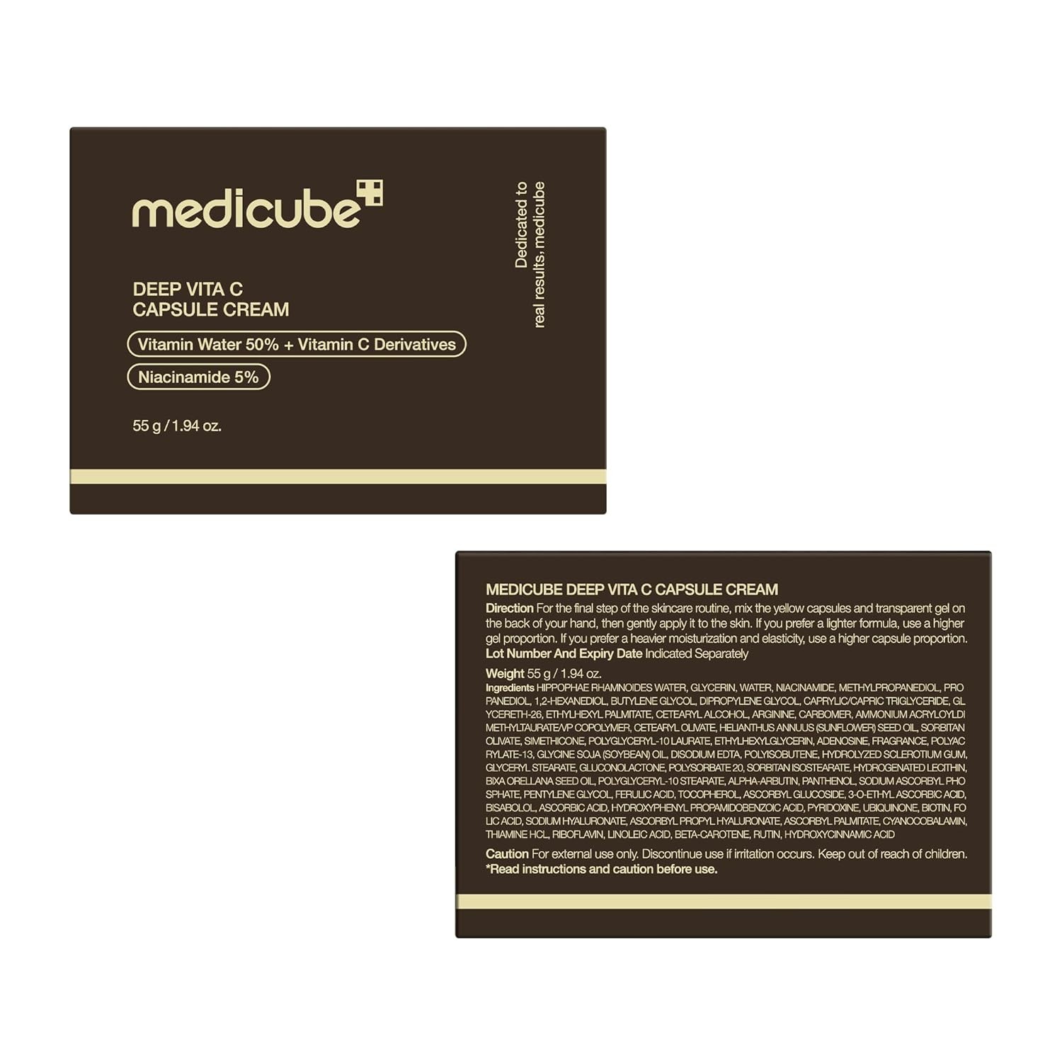 Capsule Cream with Deep Vitamin C | Hydrating Glow Gel Texture | 1.94 Oz