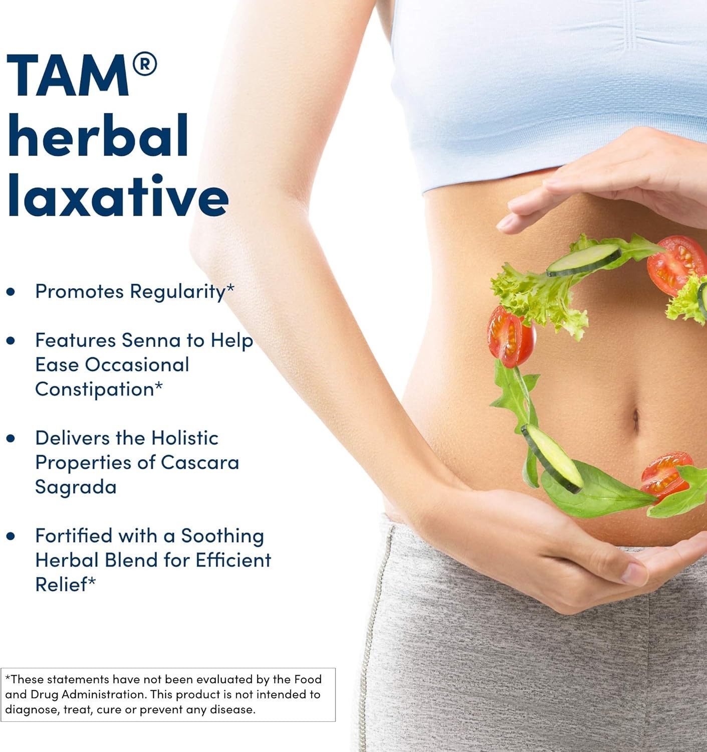 American Health TAM Herbal Laxative 250 Tabs 3 Pack Total 750 CT Natural Relief