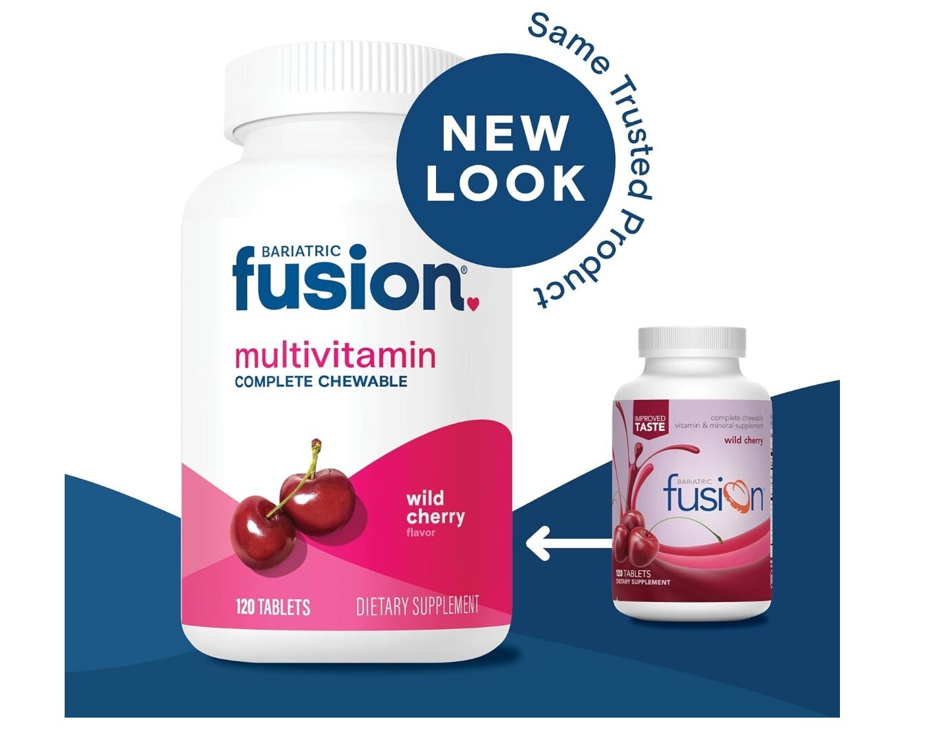 Bariatric Fusion WILD CHERRY Complete Chewable Bariatric Multivitamin 120 Tablet
