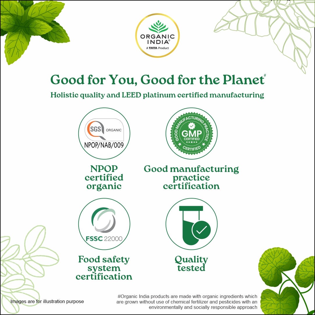 Organic India Liver Kidney Care | Herbal Detox & Daily Wellness Supplement | 60g