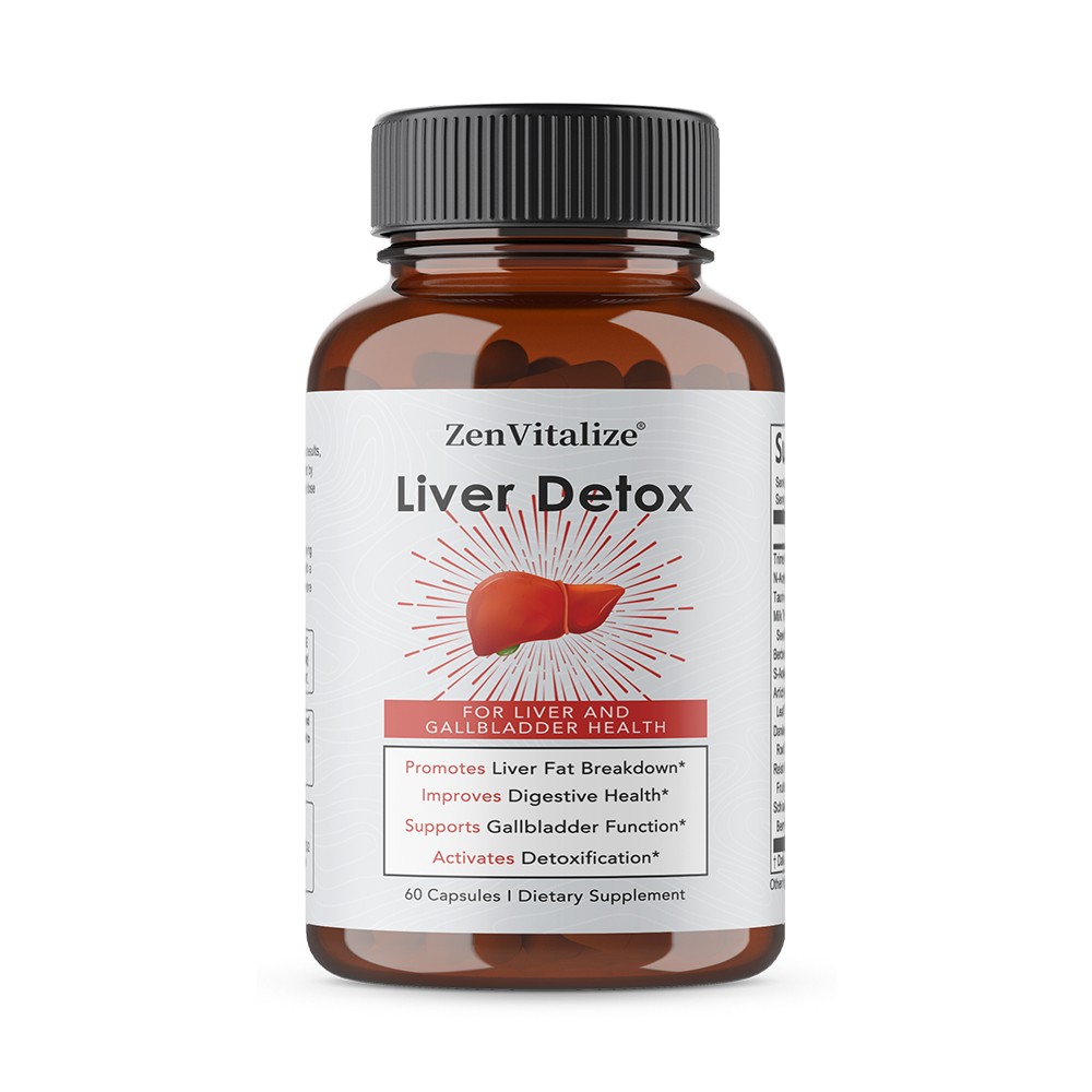 Liver Detox formulated with Milk Thistl 100mg Improves Digestive Health 30/60/12