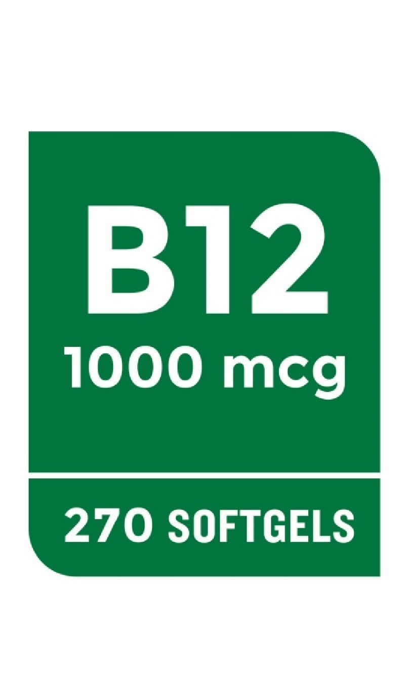 Nature Made Vitamin B12 1000 mcg Softgels, Dietary Supplement, 270 Ct exp 11/26