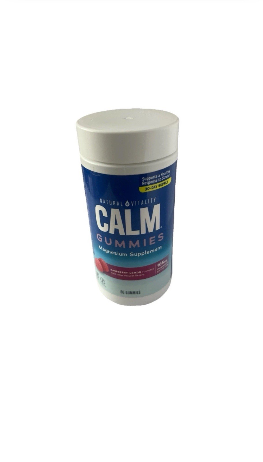 Natural Vitality CALM Gummies Magnesium Support (60 Gummies) EXP:10/2025