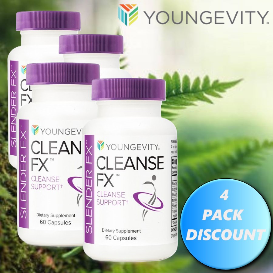 Youngevity Dr. Wallach Slender Fx™ Cleanse Fx™ – 60 capsules (4 Pack)