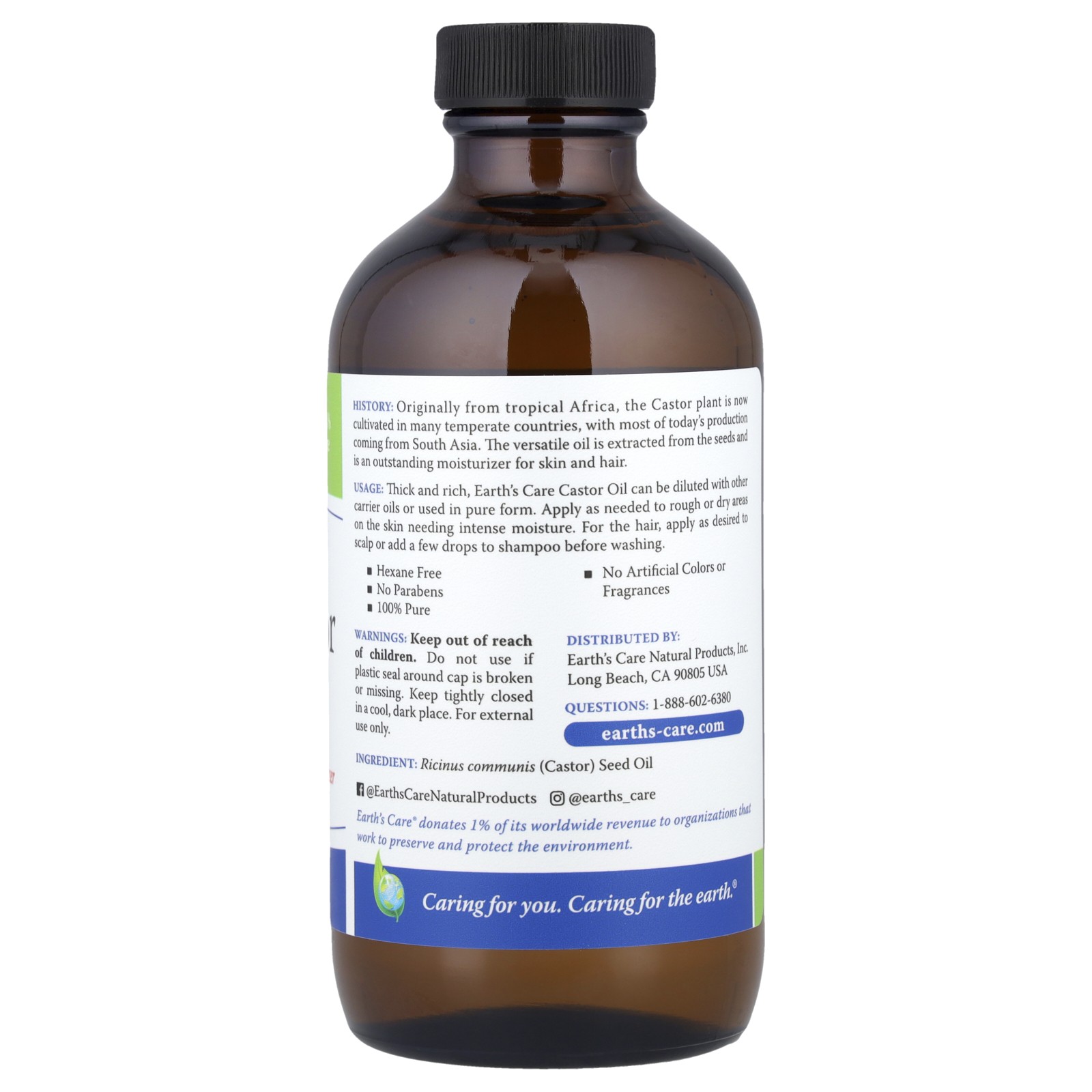 Castor Oil, 8 fl oz (236 ml)