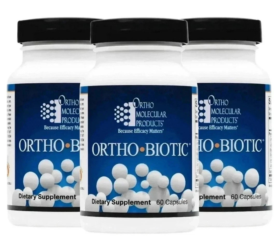 Pack of 3 ORTHO BIOTIC 60 CAPSULES Digestive & Gut Health Support…
