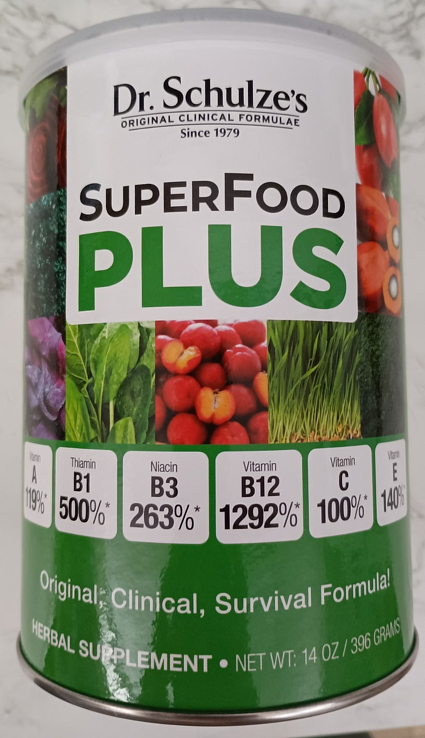 Dr. Schulze’s SuperFood Plus | Vitamin and Mineral Herbal Concentrate | New