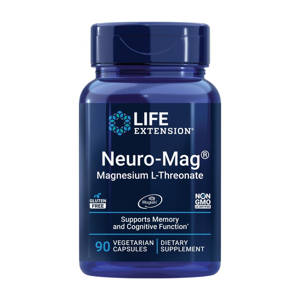 Life Extension Neuro-mag Magnesium L-threonate, Magnesium L-threonate,（90 caps）