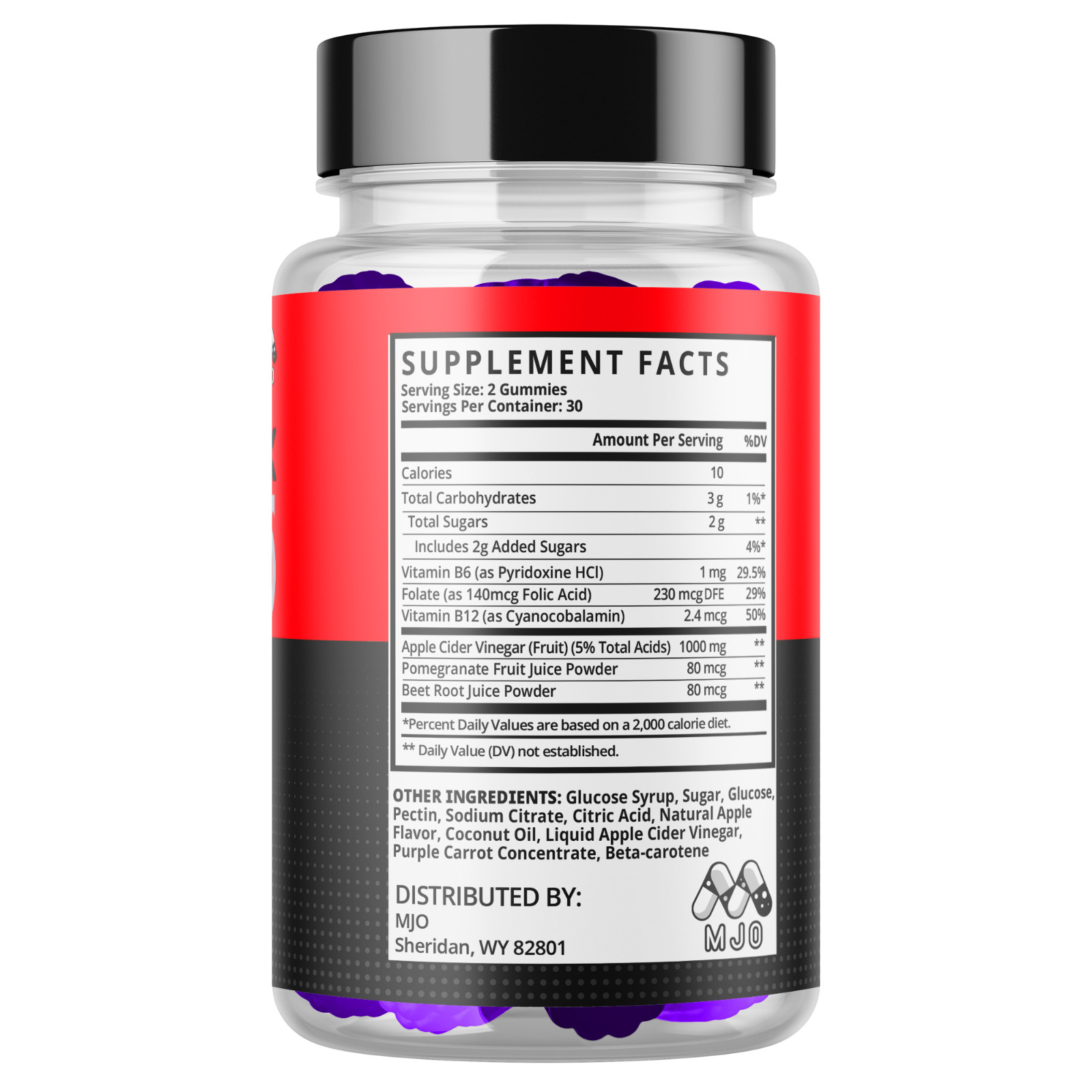 (1 Pack) Vitalmax XXL Male Gummys Advanced Male Support Supplement 60 Gummies