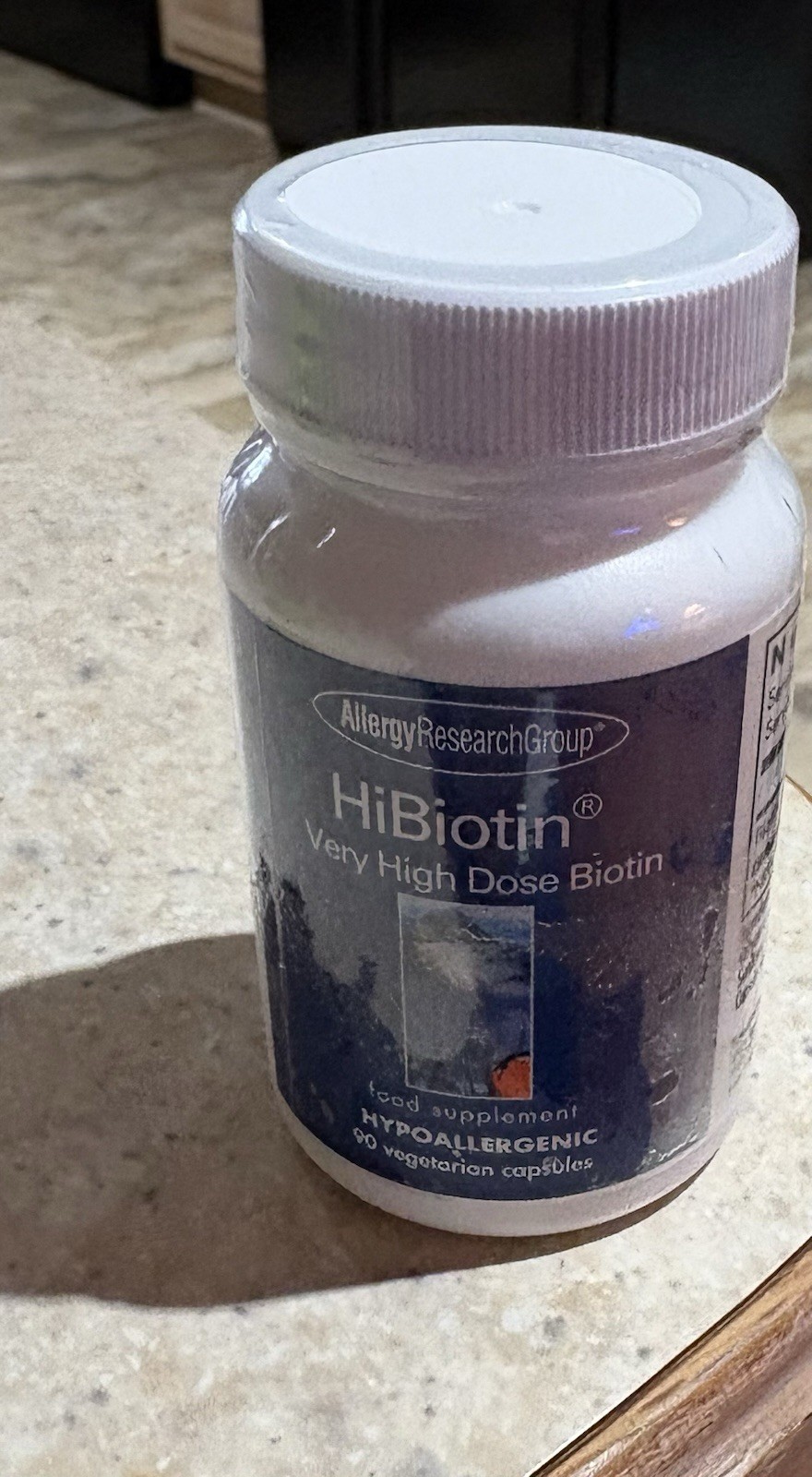 HiBiotin 100 Mg 90 Veg Caps By Nutricology Allergy Research Group 90 Ct Exp 0727