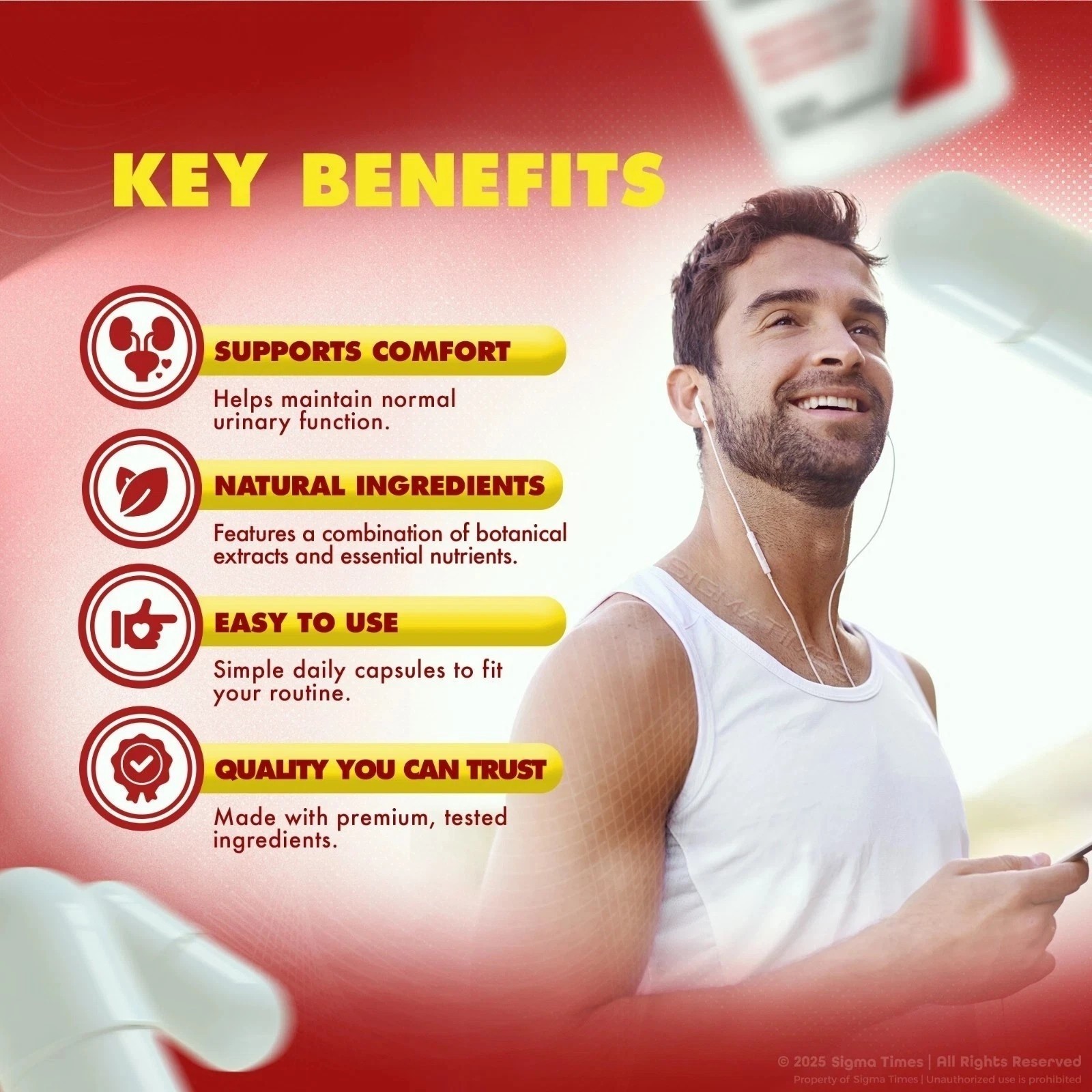 Uroxel Pills for Men – Advanced Formula Prostate Health Support 60 – 300 capsule