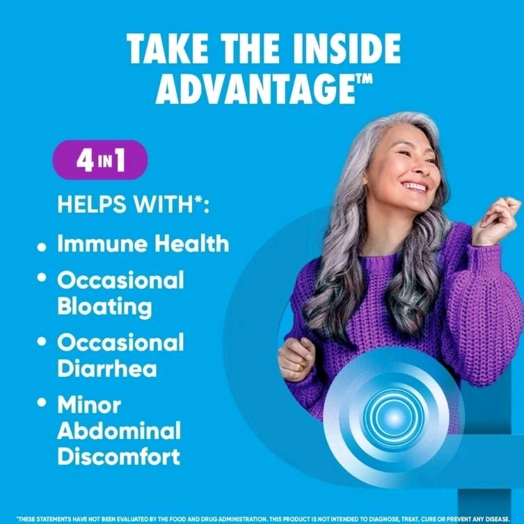 Digestive Advantage Daily Probiotics Immune Support & Gut Health 60 Capsule 1/27