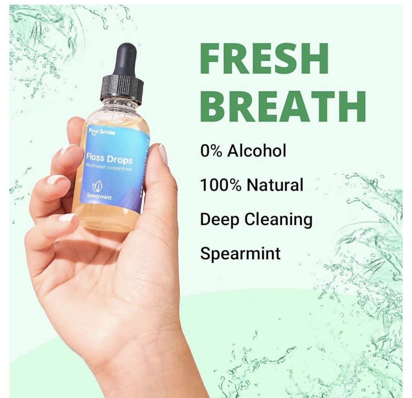 Puur Smile Concentrated Floss Drop Serum – 2oz 2 Fl Oz (Pack of 1), Liquid