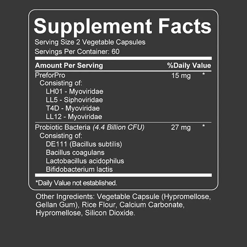 Probiotics and Prebiotics 120pcs,Improve Digestive Function, Nutrient Absorption