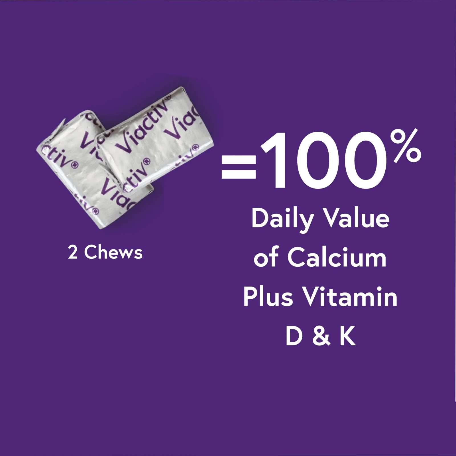 Viactiv Calcium + Vitamin D3 Supplement Soft Chews, Caramel,Calcium 100 Count