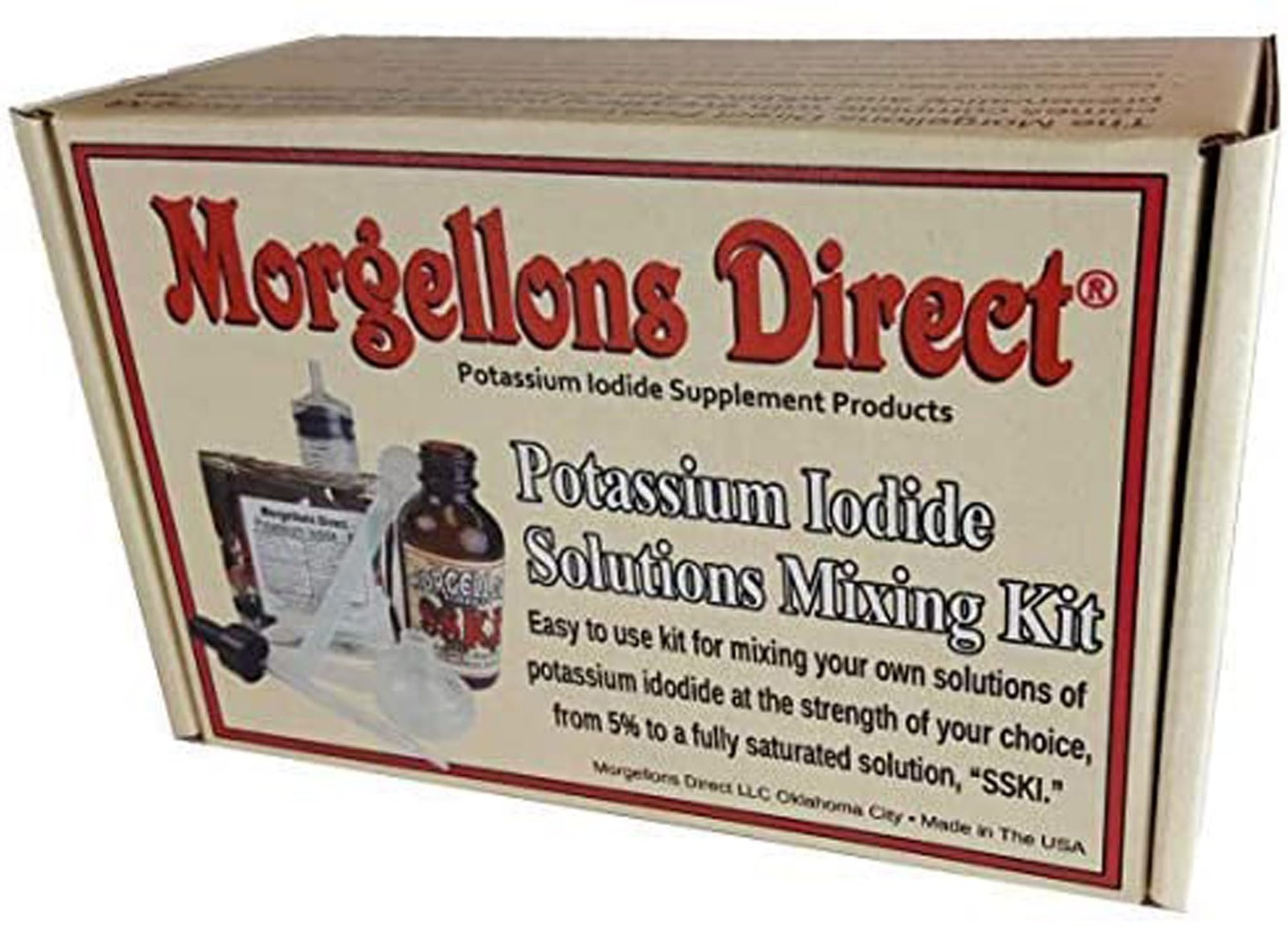 SSKI Iodine Potassium Iodide Solutions Mixing Kit Includes Necessary Tools an…