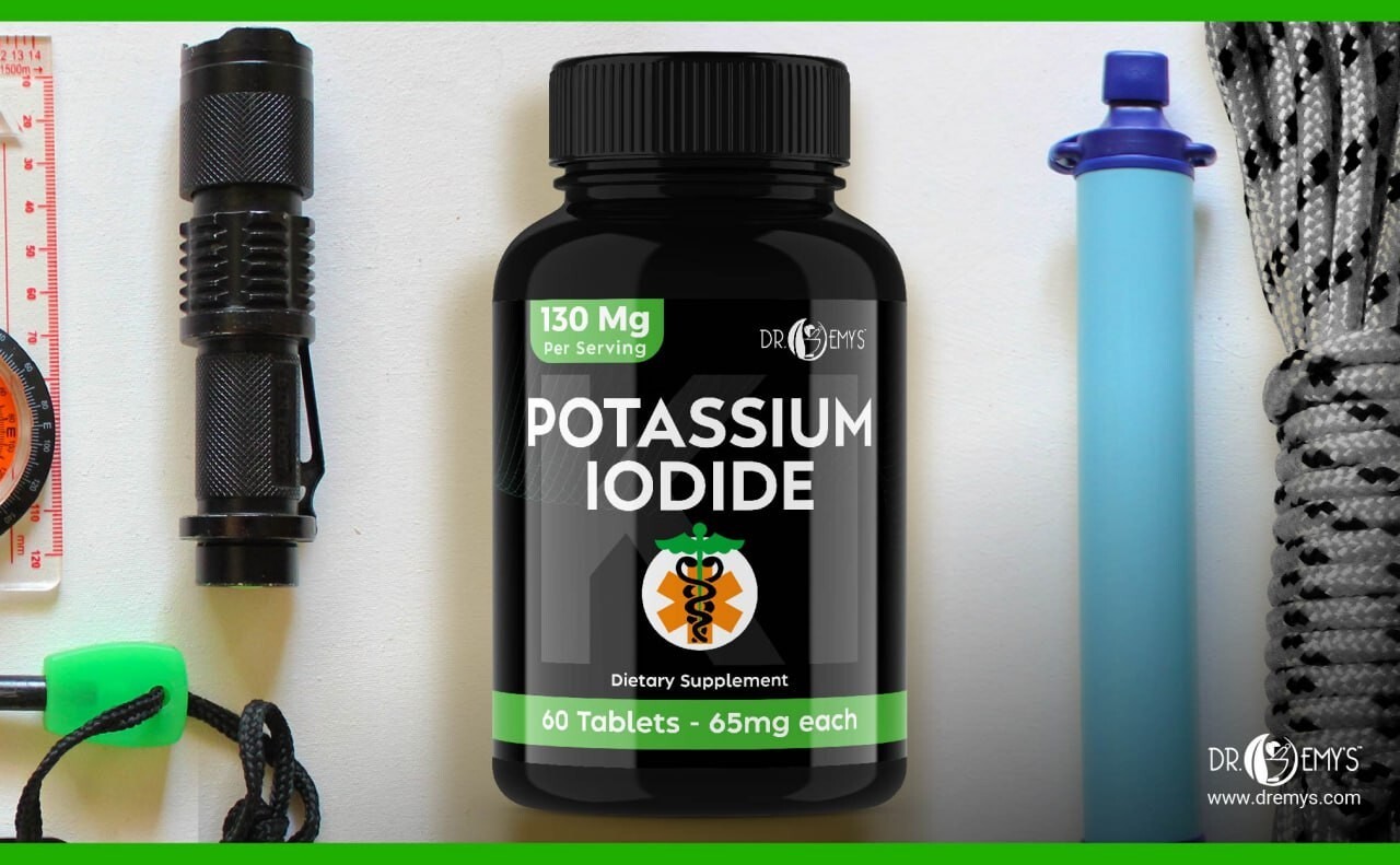 (2PK) – Potassium + Iodide Pills Tablets☆130 mg Supplement☆Survival Kit Fallout