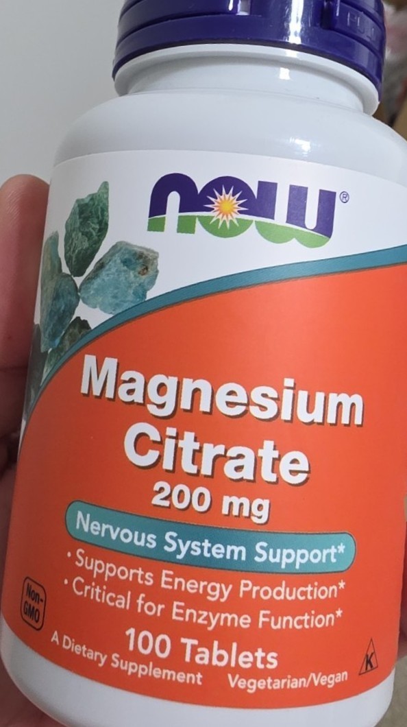 Now Foods, Magnesium Citrate, 200 mg, 100 Tabs