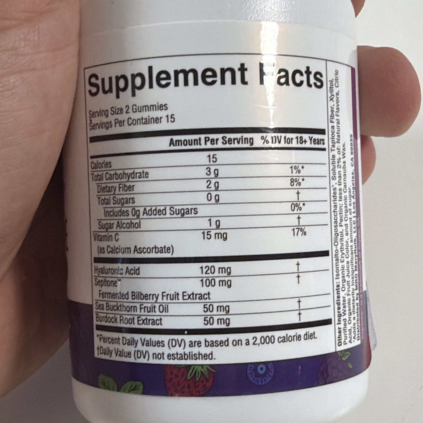 New MaryRuth’s Skin Restore + Renew Mixed Berry Supplement 30 Gummies 12/2027