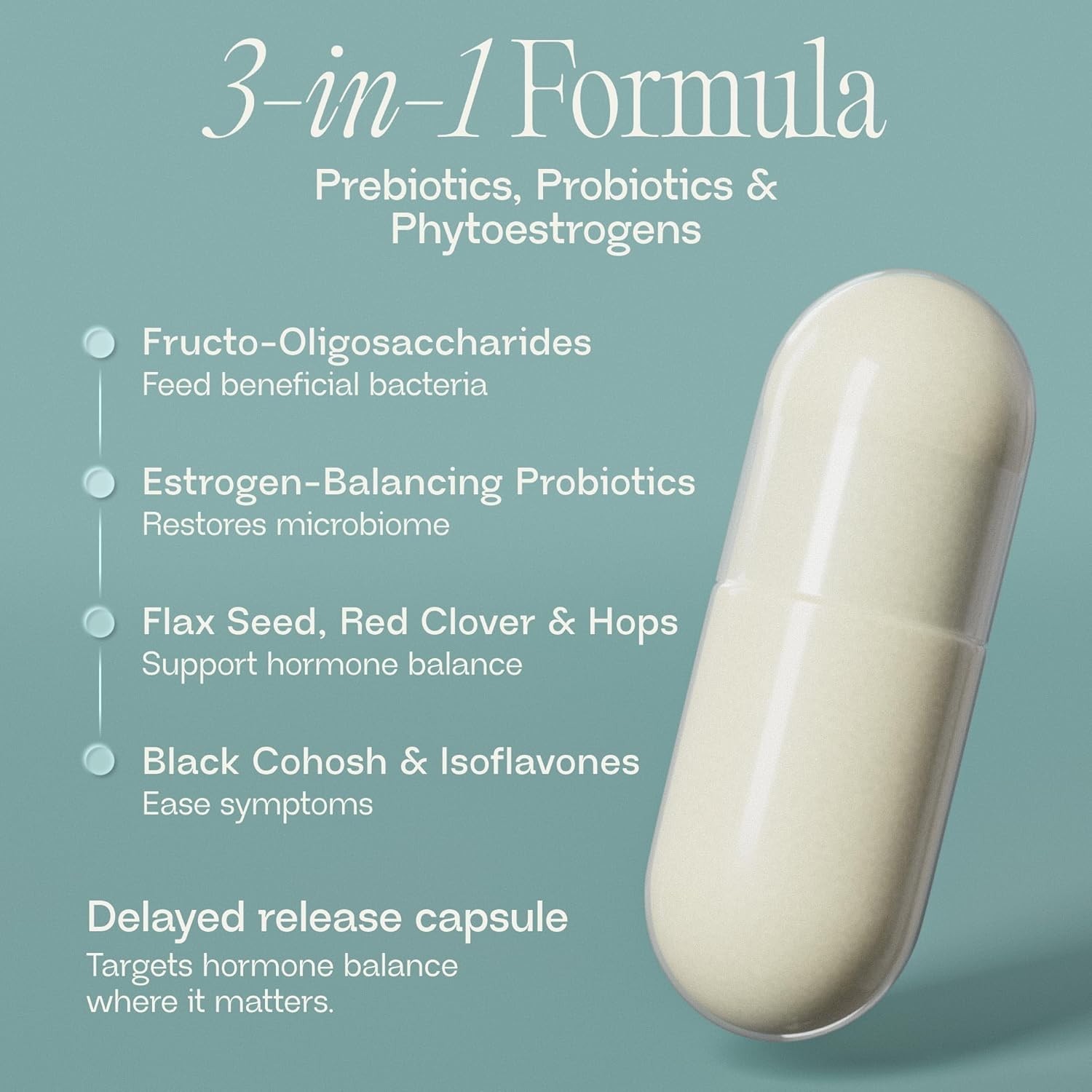 BIOMA Menopause Support Probiotics for Women (60 Capsules – 30 Day Supply)