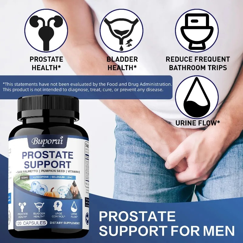 Prostate Support 120pcs – Relieve Frequent Urination, Bladder and Urinary Health