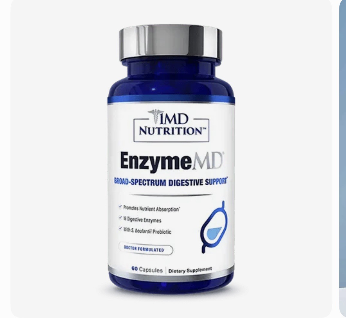 1MD Nutrition EnzymeMD – Digestive Enzymes Supplement – Doctor Formulated | 1…