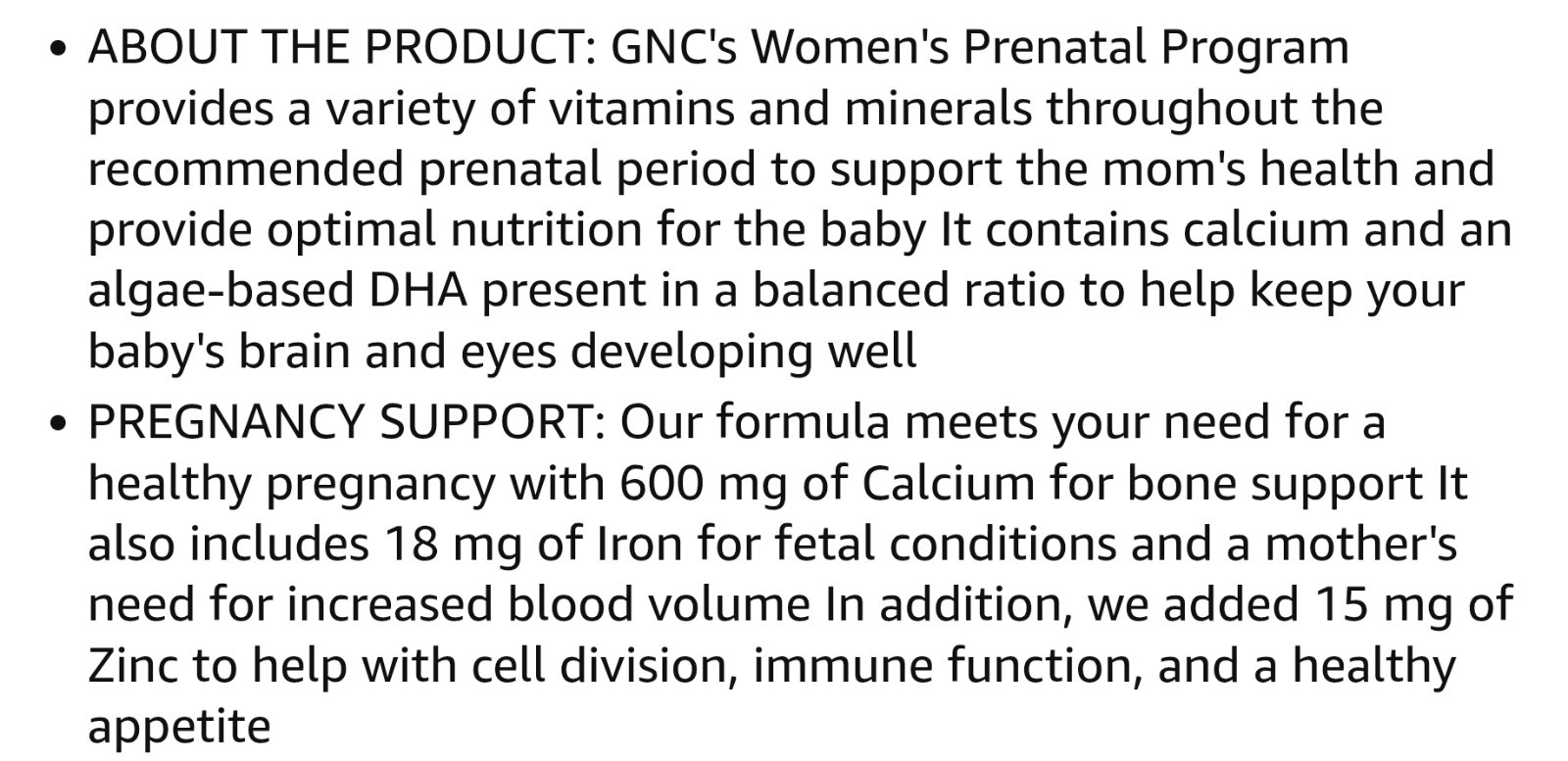 GNC Womens MULTIVITAMIN PRENATAL 30 Day PROGRAM 3 Pack ( 30 Days) BEST BY 9/26