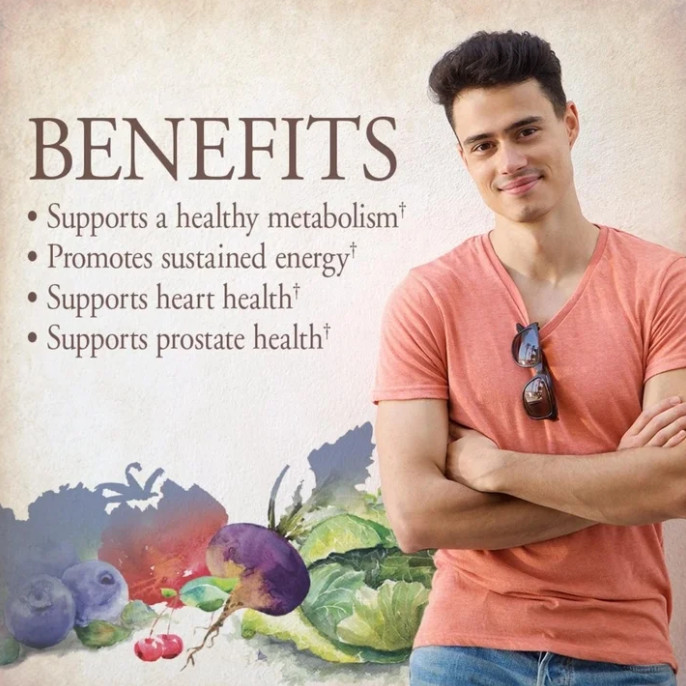Garden of Life Organics Men’s Once Daily, 60 Tablets