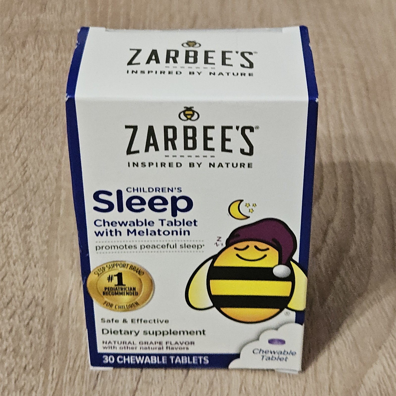 ZARBEES CHILD SLEEP TABLET GRAPE 30CT Exp 04/2027