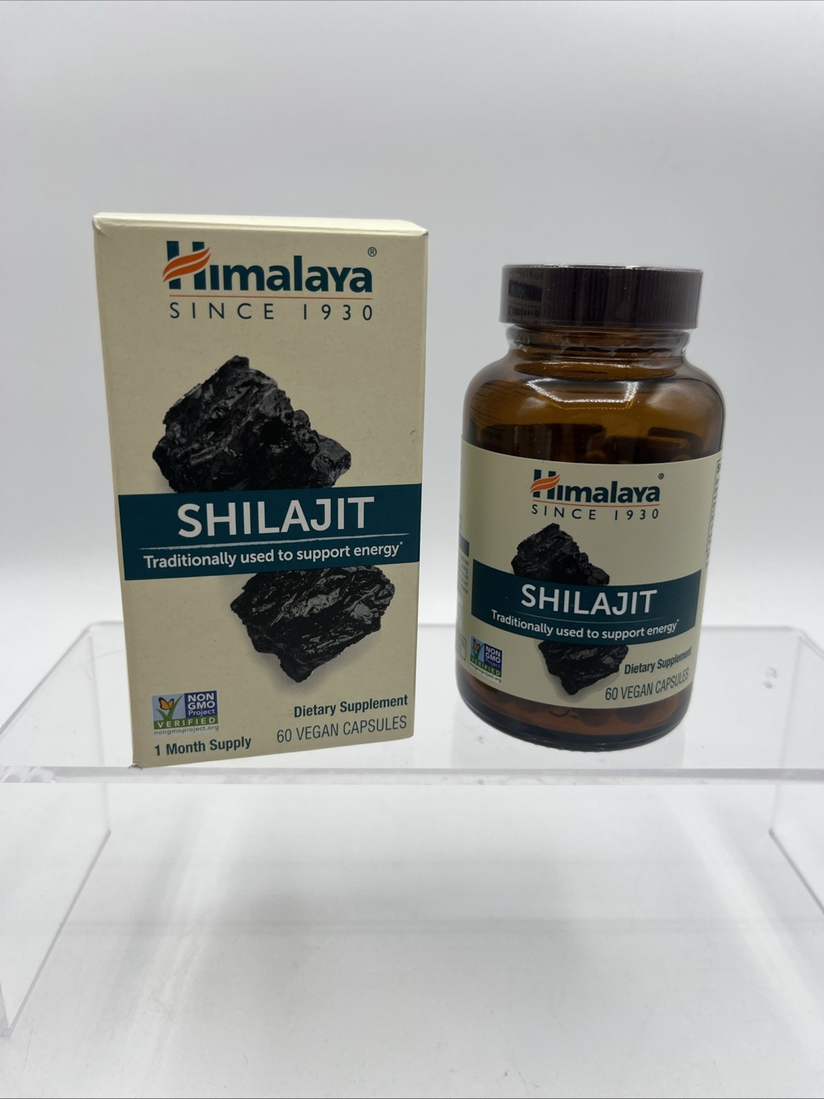 Himalaya Herbals Shilajit 60 Vegan caps. Support Energy NEW SEALED, Exp 3/2028